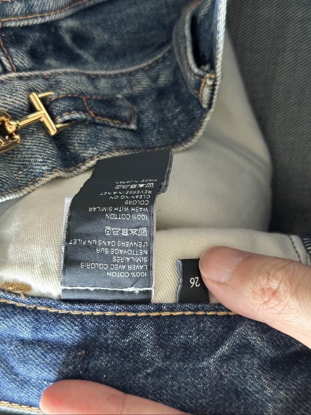 Celine Celine Union Wash Jeans Size 26 Size 26" / US 2 / IT 38 - 4 Thumbnail