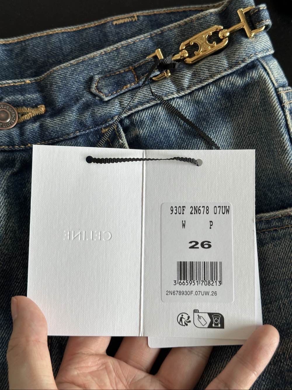 Celine Celine Union Wash Jeans Size 26 Size 26" / US 2 / IT 38 - 5 Thumbnail