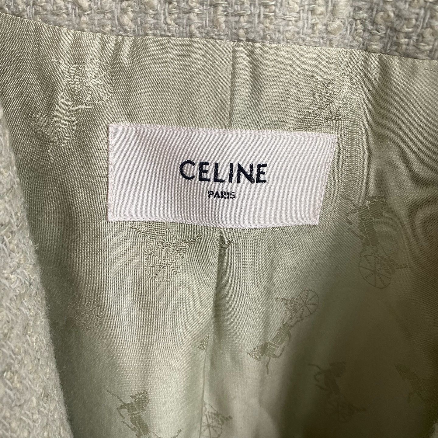 Celine Celine Tweed Double-Breasted Jacket Size 38 Size S / US 4 / IT 40 - 3 Thumbnail