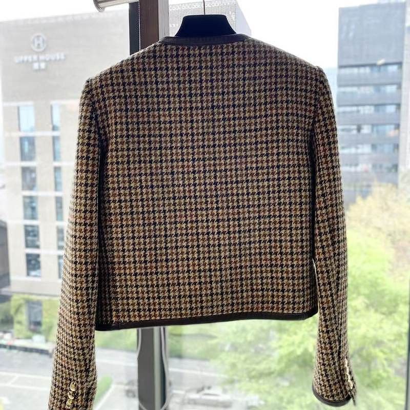 Celine Celine Houndstooth Wool Jacket Size 34 Size XS / US 0-2 / IT 36-38 - 2 Thumbnail
