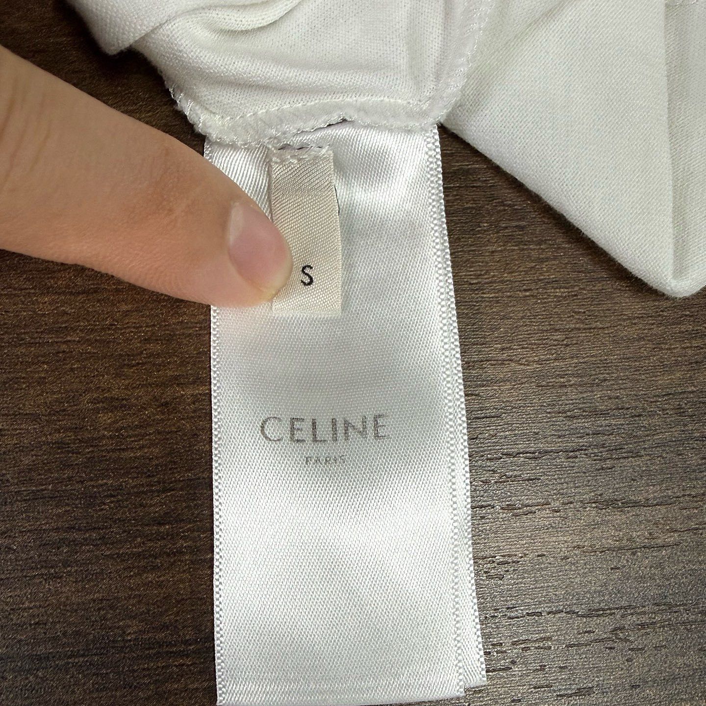 Celine CELINE Logo Print Crop T-Shirt Size S Size S / US 4 / IT 40 - 4 Thumbnail