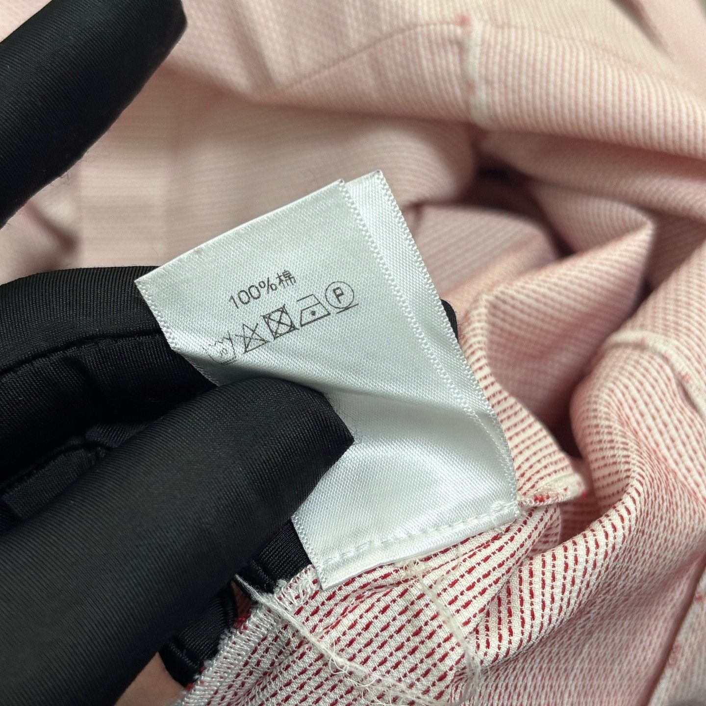 Celine Celine Pink Striped Button Up Shirt Size S Size US S / EU 44-46 / 1 - 9 Thumbnail