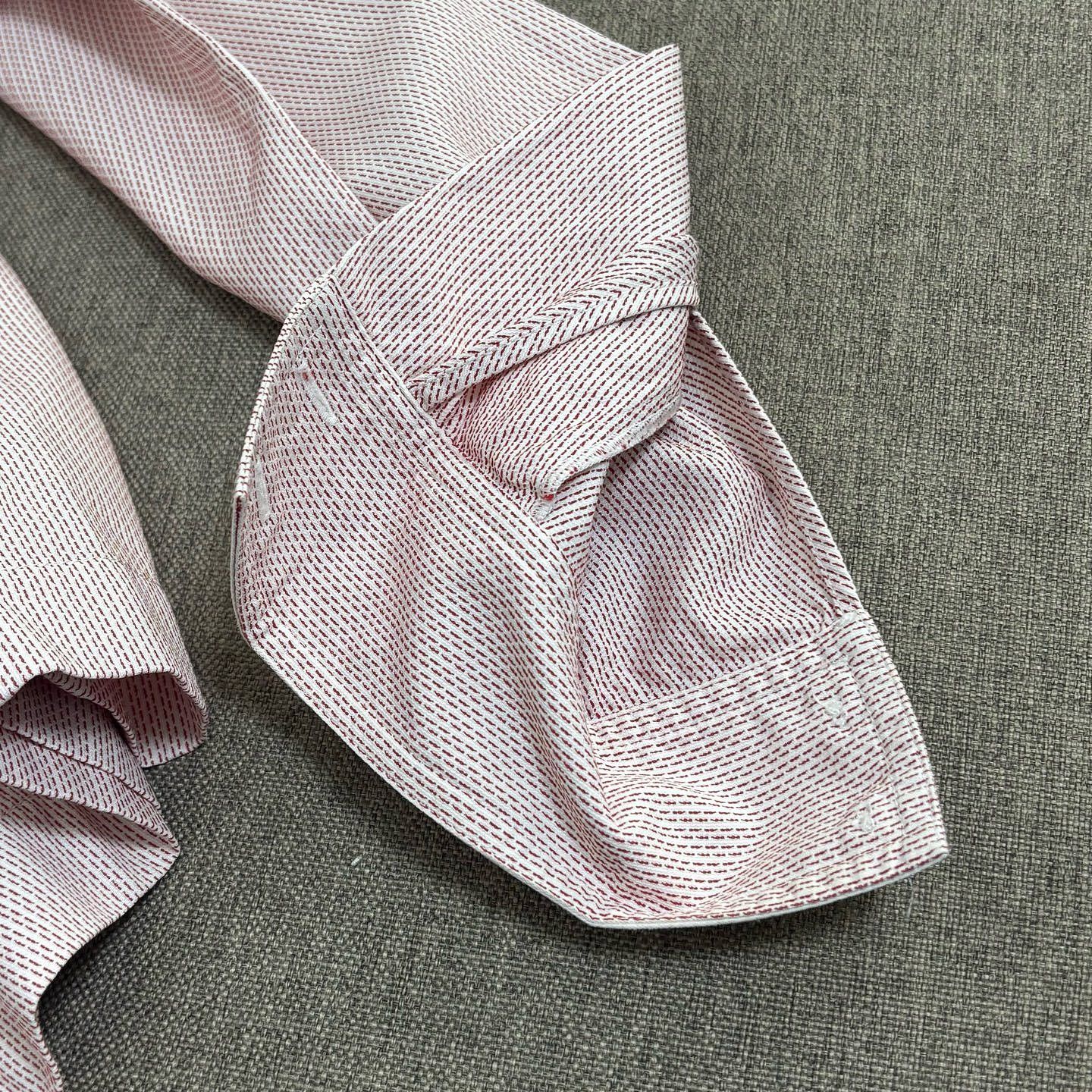 Celine Celine Pink Striped Button Up Shirt Size S Size US S / EU 44-46 / 1 - 5 Thumbnail