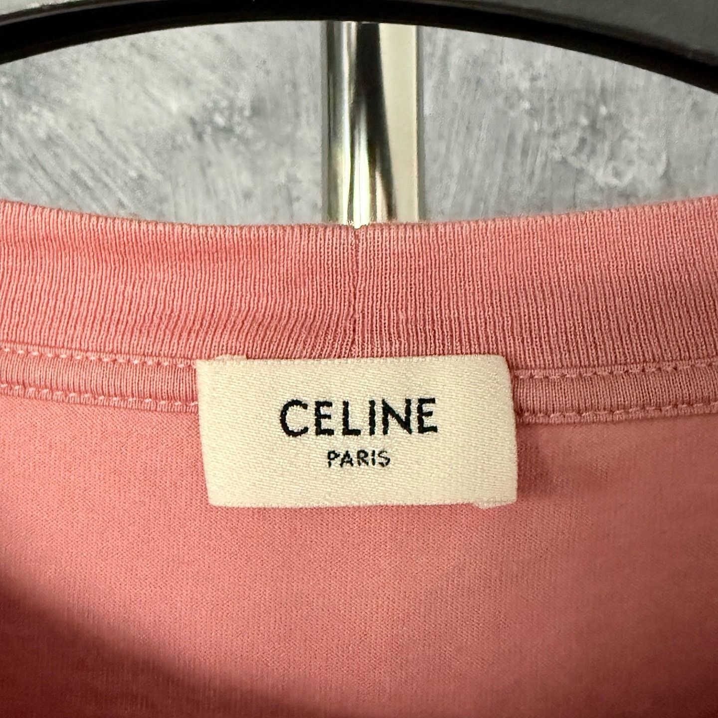 Celine CELINE Pink Logo T-Shirt Size XS Size XS / US 0-2 / IT 36-38 - 3 Thumbnail