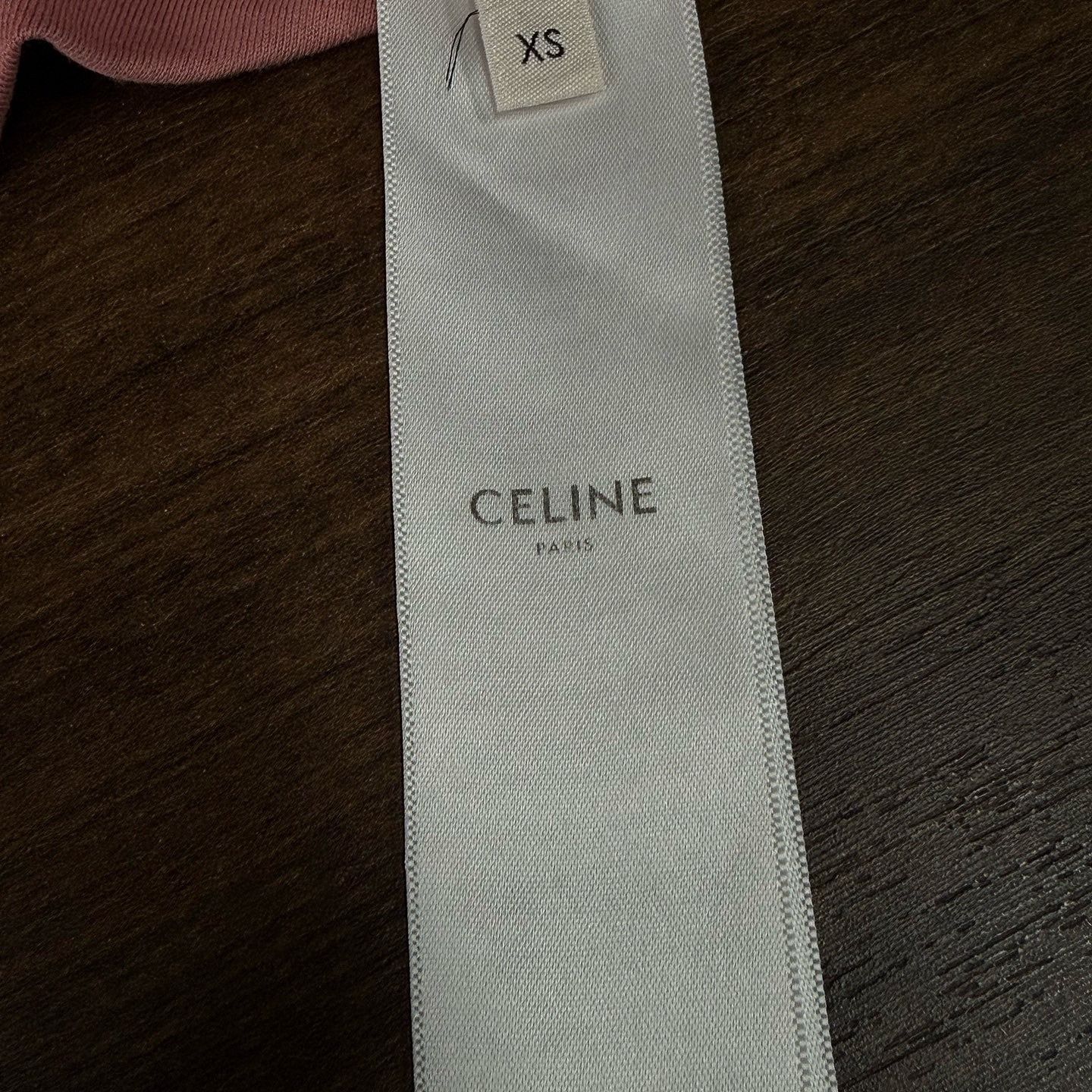 Celine CELINE Pink Logo T-Shirt Size XS Size XS / US 0-2 / IT 36-38 - 4 Thumbnail