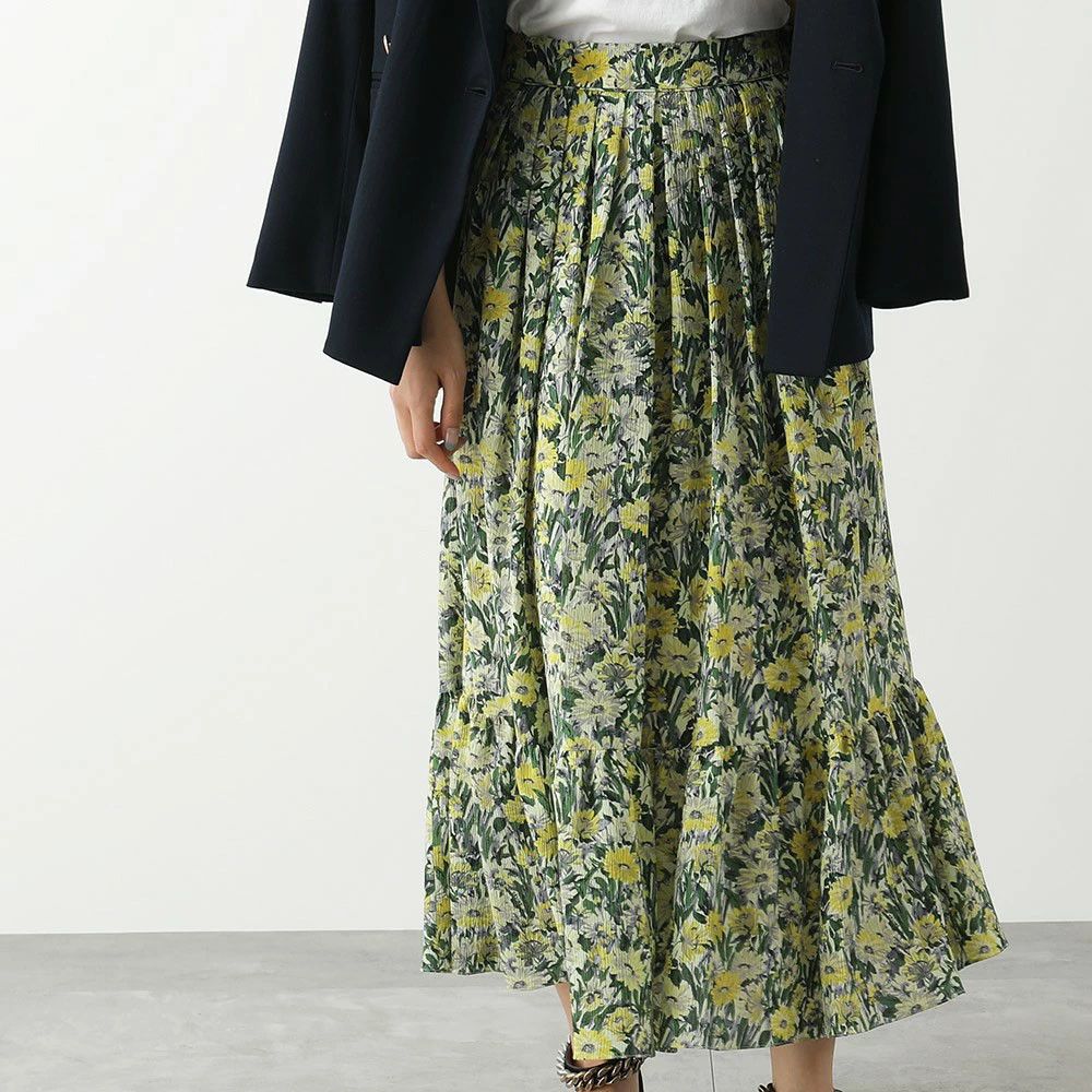 Celine Celine Floral Silk Skirt Size 34 Size 25" / US 0 / IT 36 - 9 Thumbnail