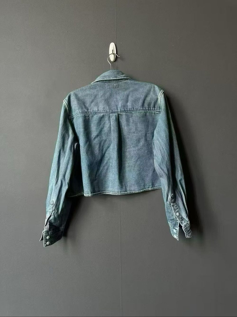 Celine Celine Denim Button Up Shirt Size XS Size XS / US 0-2 / IT 36-38 - 2 Thumbnail