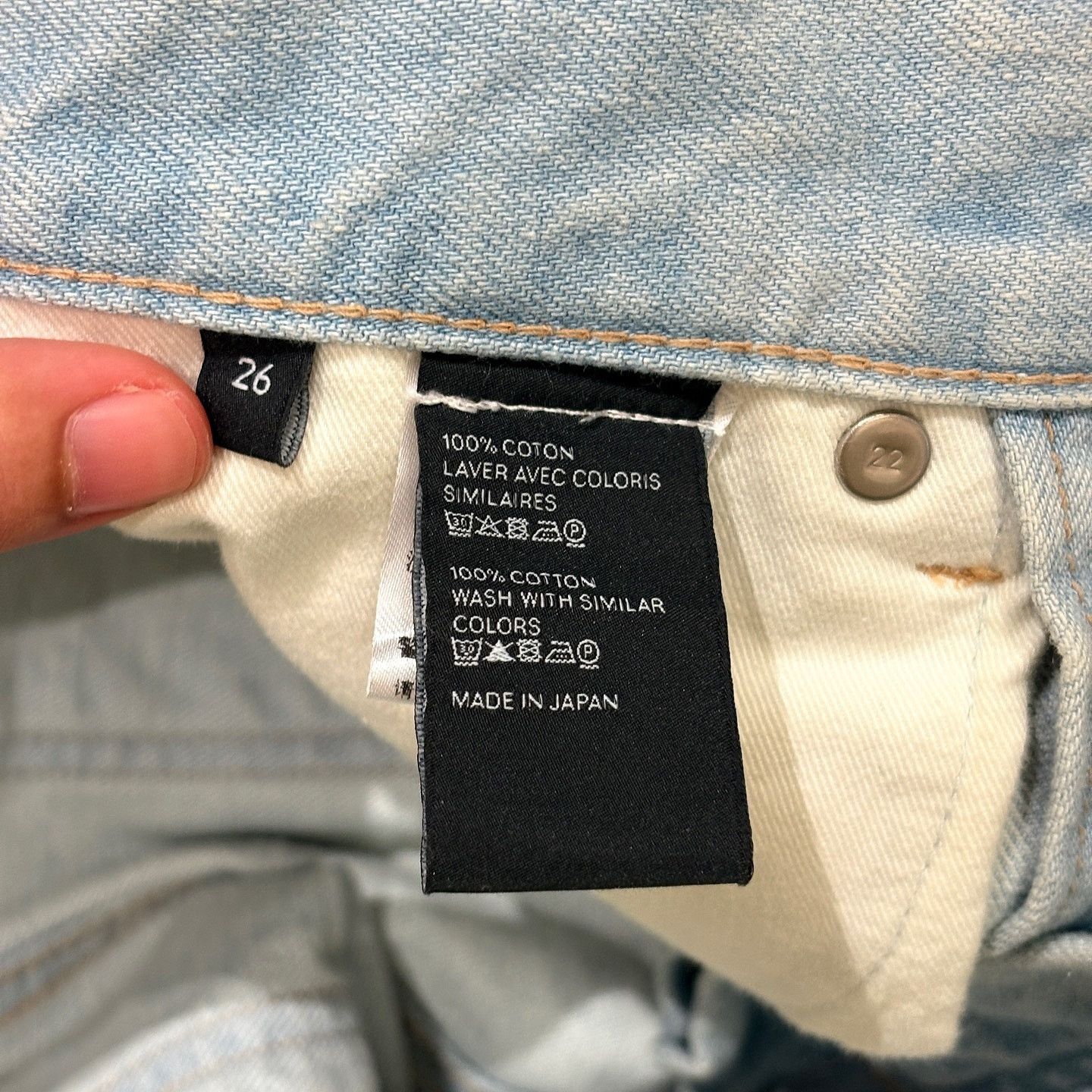 Celine Celine Light Wash Straight Leg Jeans Size 26 Size 26" / US 2 / IT 38 - 4 Thumbnail