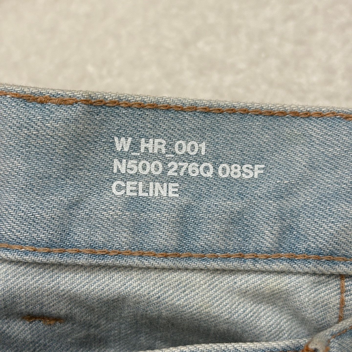 Celine Celine Light Wash Straight Leg Jeans Size 26 Size 26" / US 2 / IT 38 - 3 Thumbnail