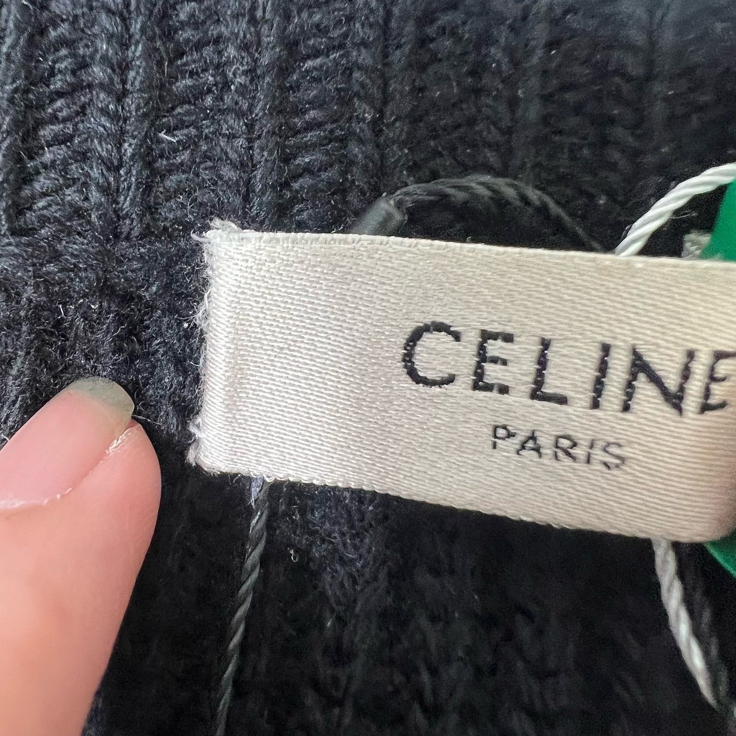 Celine Celine Wool Logo Sweater Size XXL Size US XXL / EU 58 / 5 - 3 Thumbnail