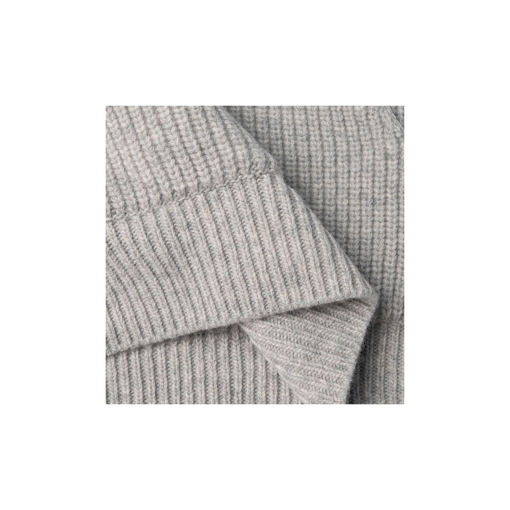 Celine CELINE Logo Knit Hoodie Gray Size XXL Size US XXL / EU 58 / 5 - 6 Thumbnail