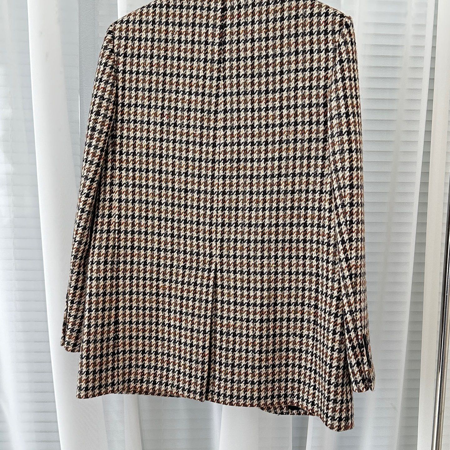 Celine Celine Houndstooth Wool Blazer Size 38 Size S / US 4 / IT 40 - 2 Thumbnail
