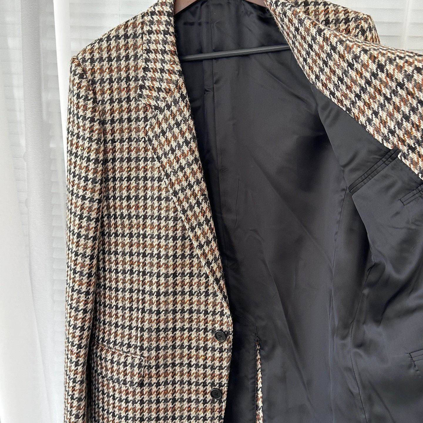Celine Celine Houndstooth Wool Blazer Size 38 Size S / US 4 / IT 40 - 5 Thumbnail