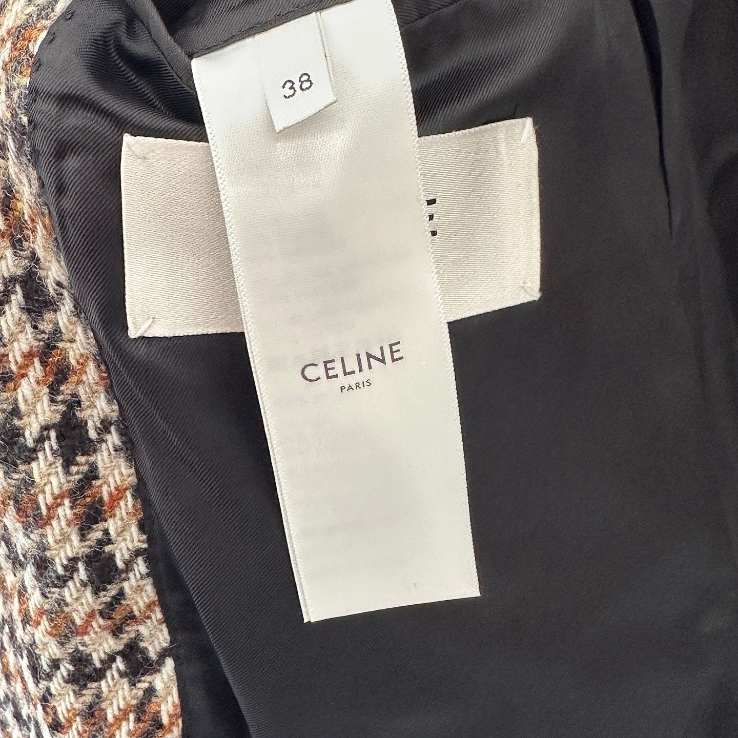 Celine Celine Houndstooth Wool Blazer Size 38 Size S / US 4 / IT 40 - 4 Thumbnail