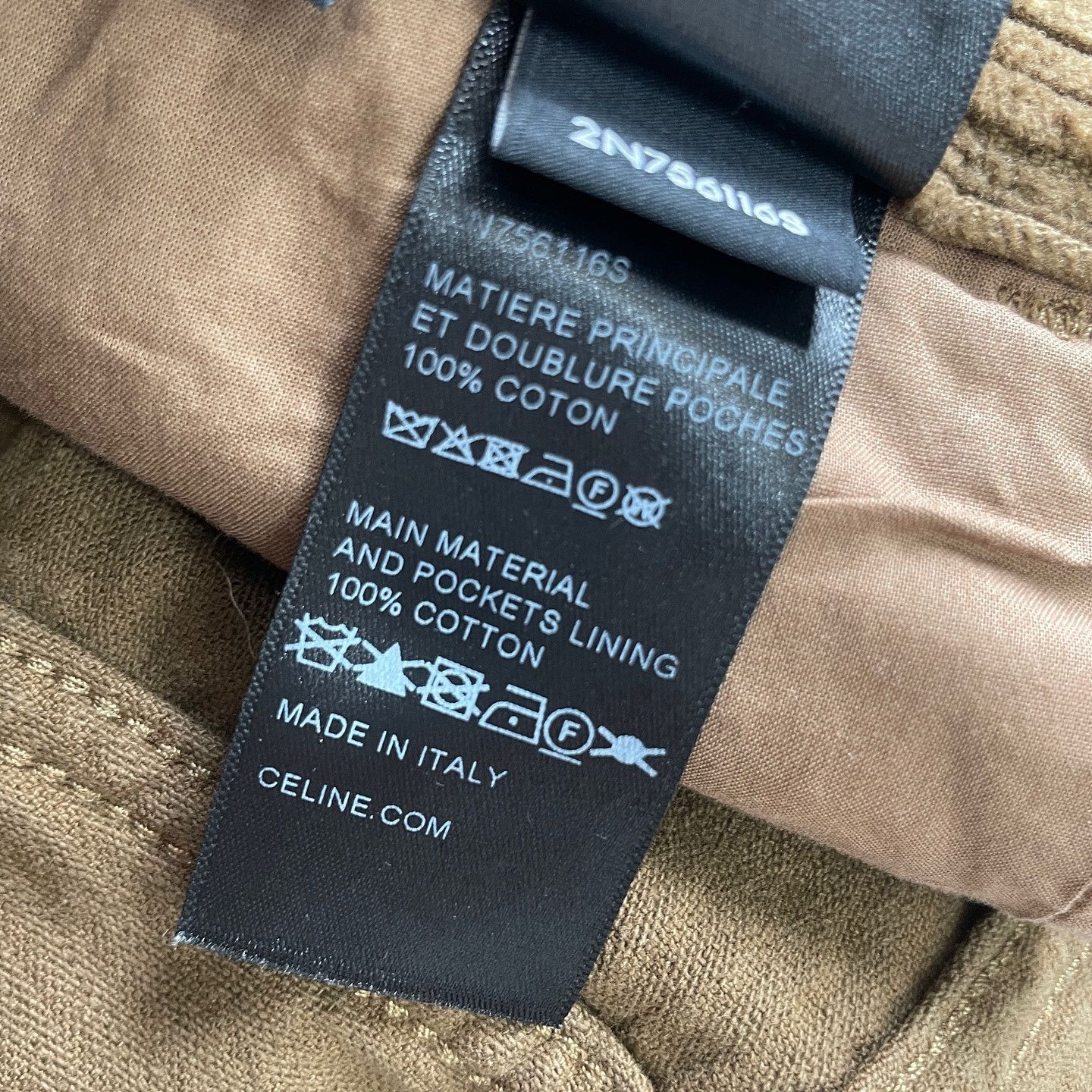 Celine Celine Brown Corduroy Pants Size 30 Size 30" / US 8 / IT 44 - 5 Thumbnail