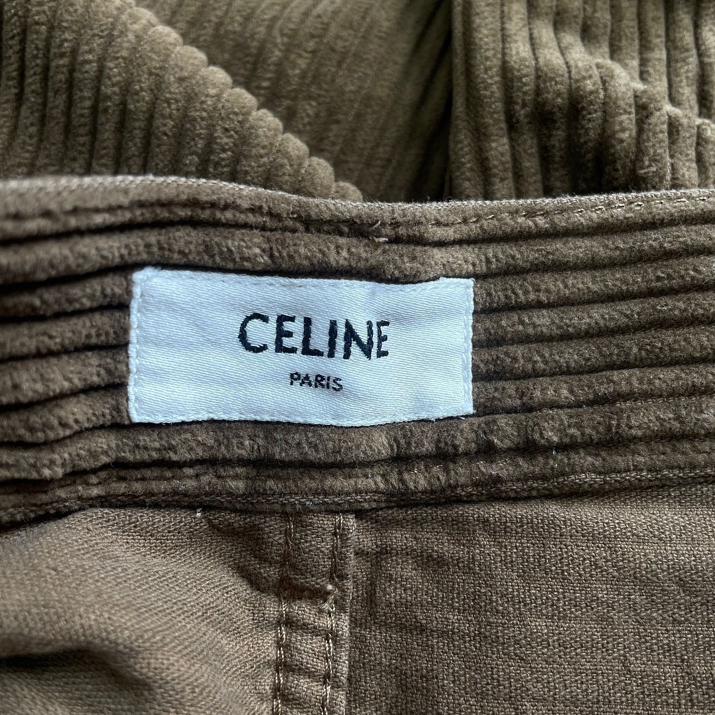 Celine Celine Brown Corduroy Pants Size 30 Size 30" / US 8 / IT 44 - 3 Thumbnail