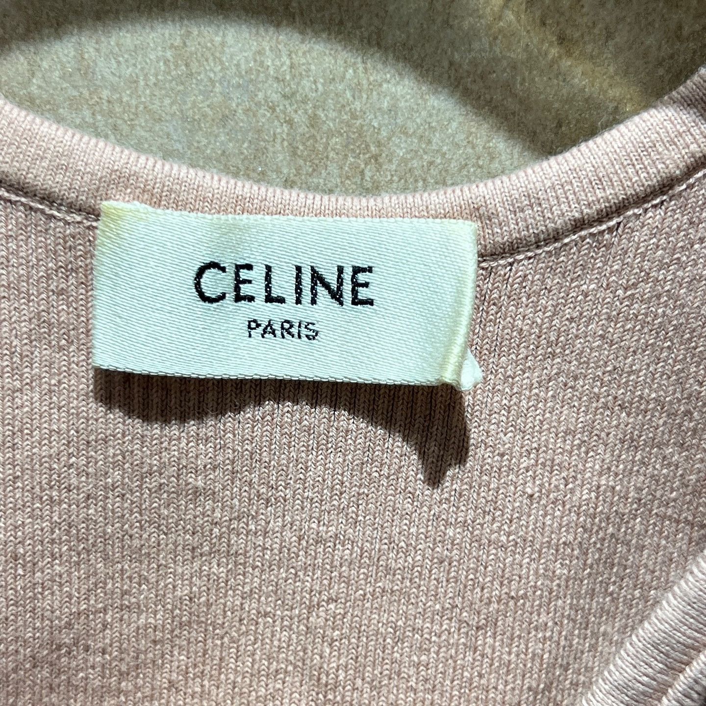 Celine Celine Logo Knit Crop Top Size S Size S / US 4 / IT 40 - 3 Thumbnail
