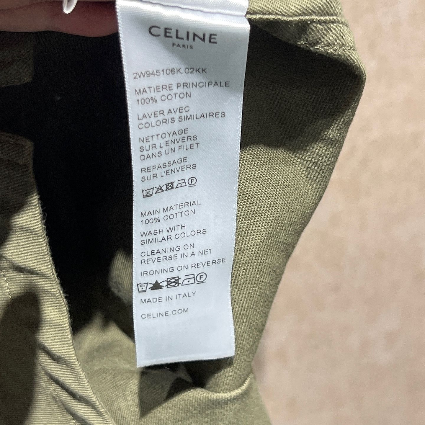 Celine CELINE Cotton Field Jacket Size 36 Size XS / US 0-2 / IT 36-38 - 4 Thumbnail