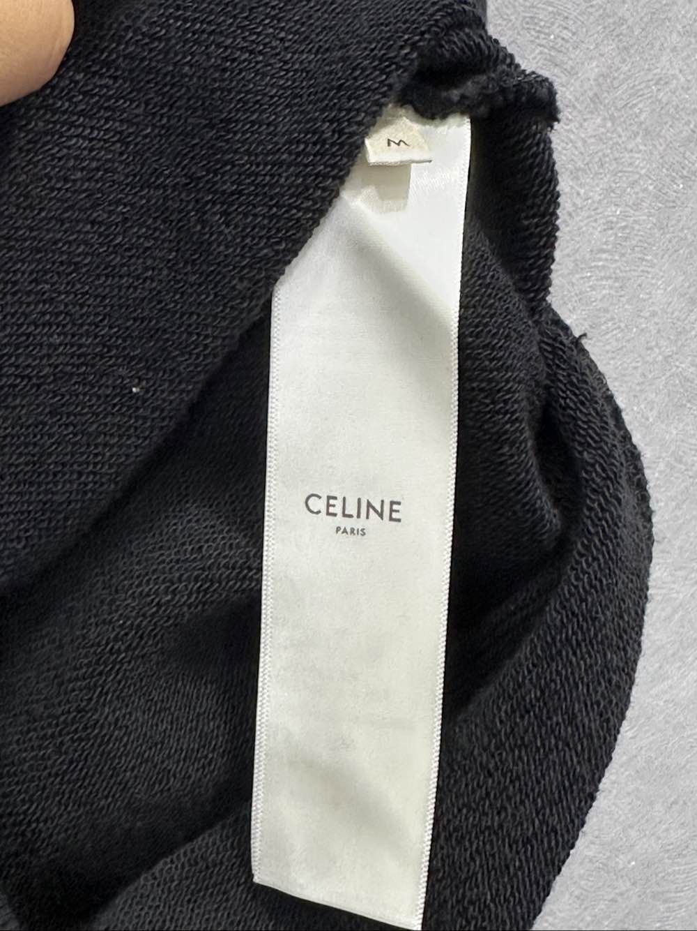 Celine Celine Logo Hoodie Size M Size US M / EU 48-50 / 2 - 4 Thumbnail
