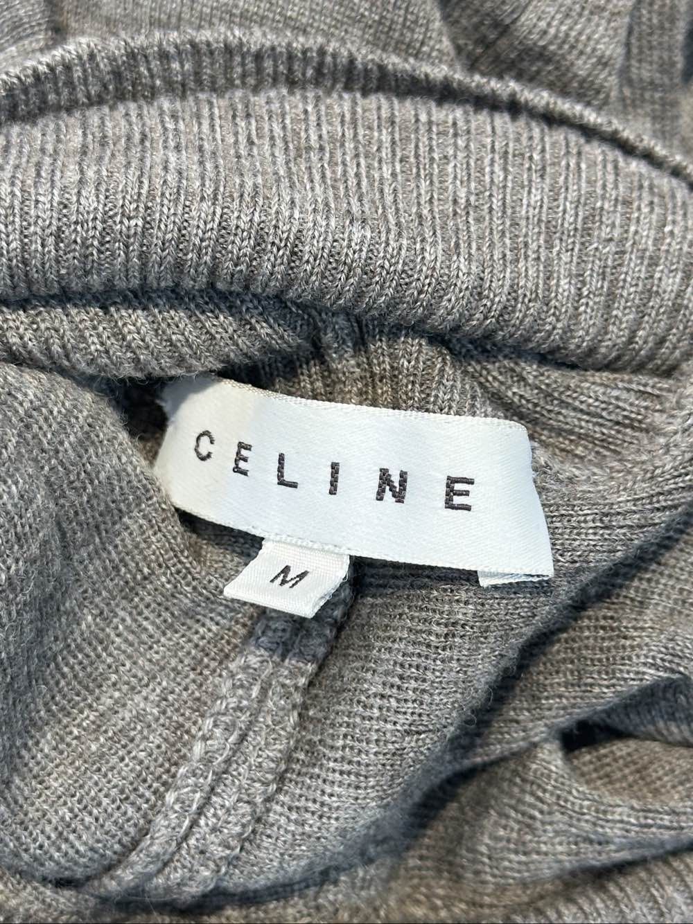 Celine Celine Grey Turtleneck Sweater Size M Size M / US 6-8 / IT 42-44 - 3 Thumbnail