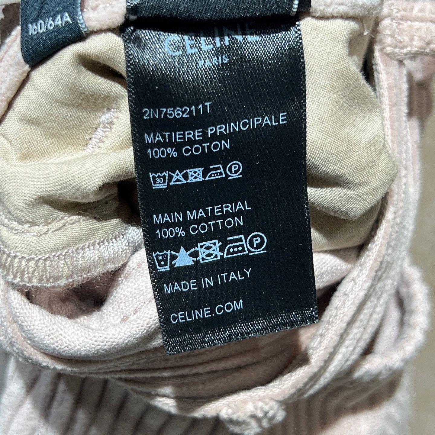 Celine Celine Pink Corduroy Pants Size 25 Size 25" / US 0 / IT 36 - 4 Thumbnail