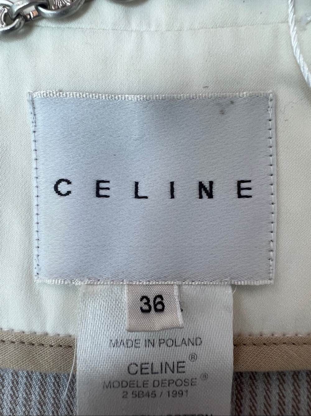 Celine Celine Striped Stand Collar Jacket Size 36 Size XS / US 0-2 / IT 36-38 - 3 Thumbnail