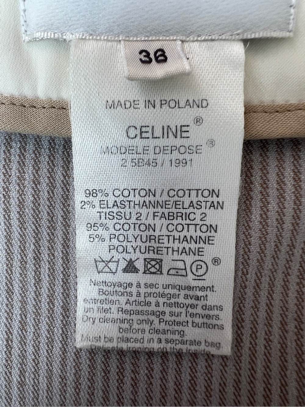 Celine Celine Striped Stand Collar Jacket Size 36 Size XS / US 0-2 / IT 36-38 - 6 Thumbnail