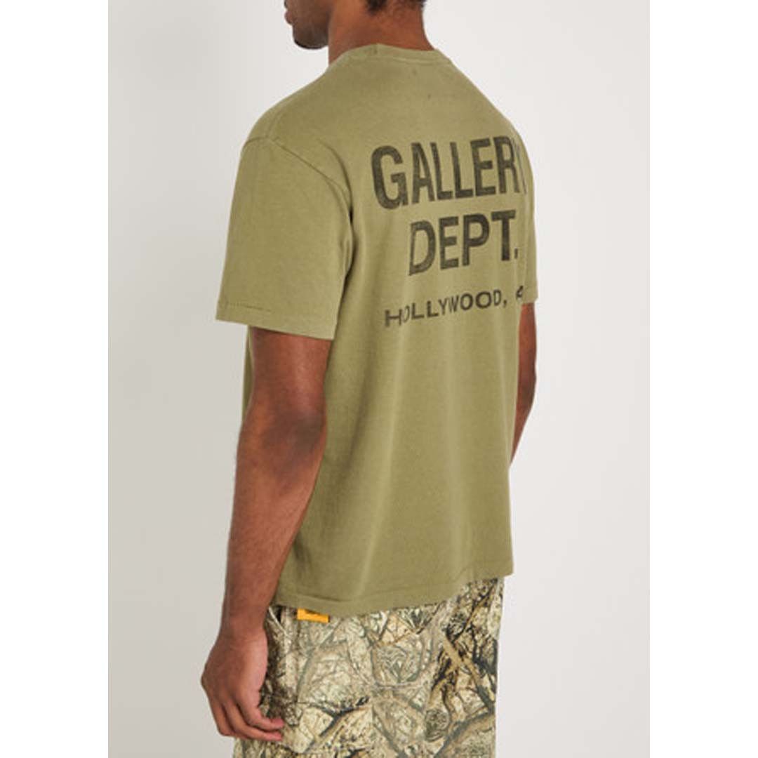 Gallery Dept. Logo Tee Olive Green Size US L / EU 52-54 / 3 - 2 Thumbnail