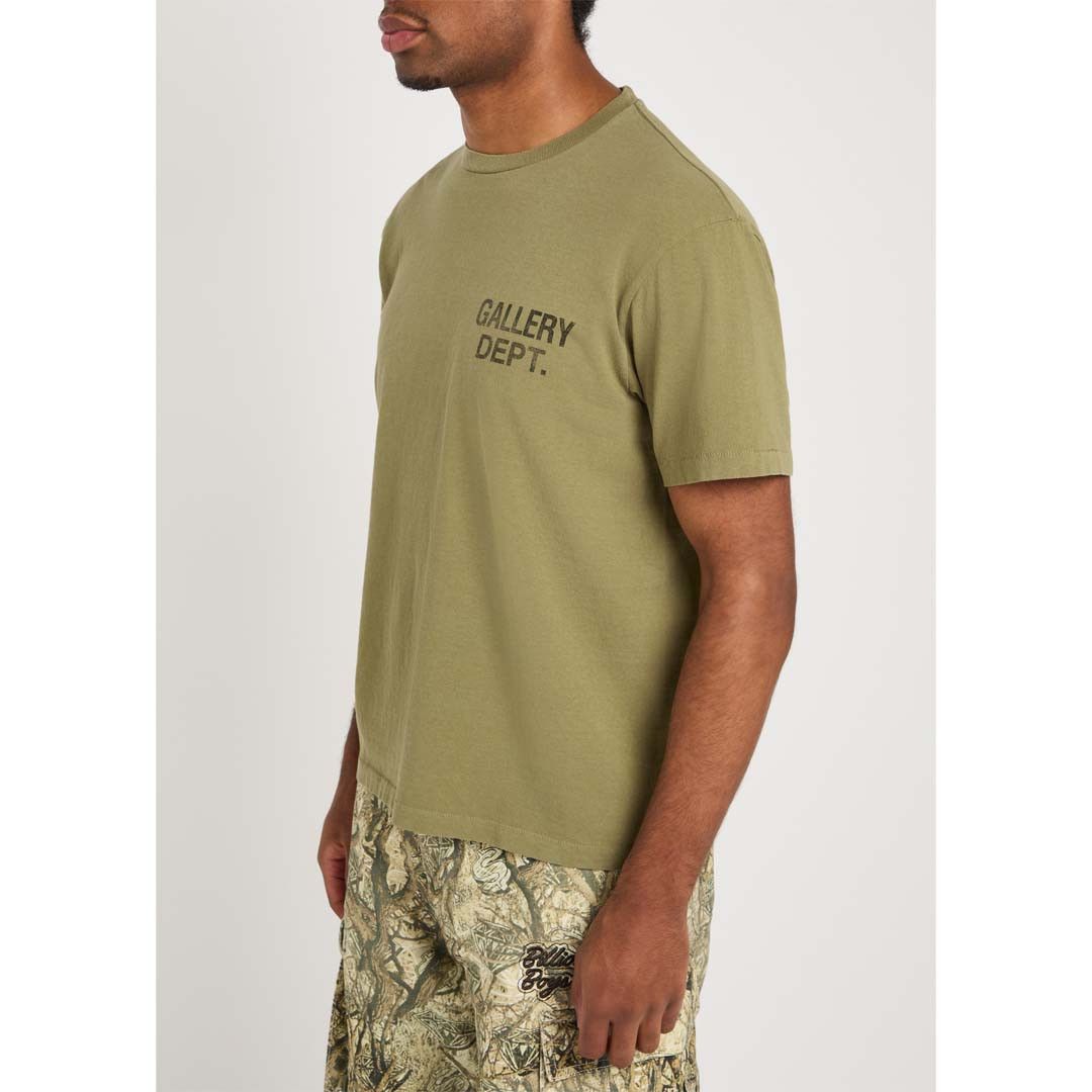 Gallery Dept. Logo Tee Olive Green Size US L / EU 52-54 / 3 - 3 Thumbnail