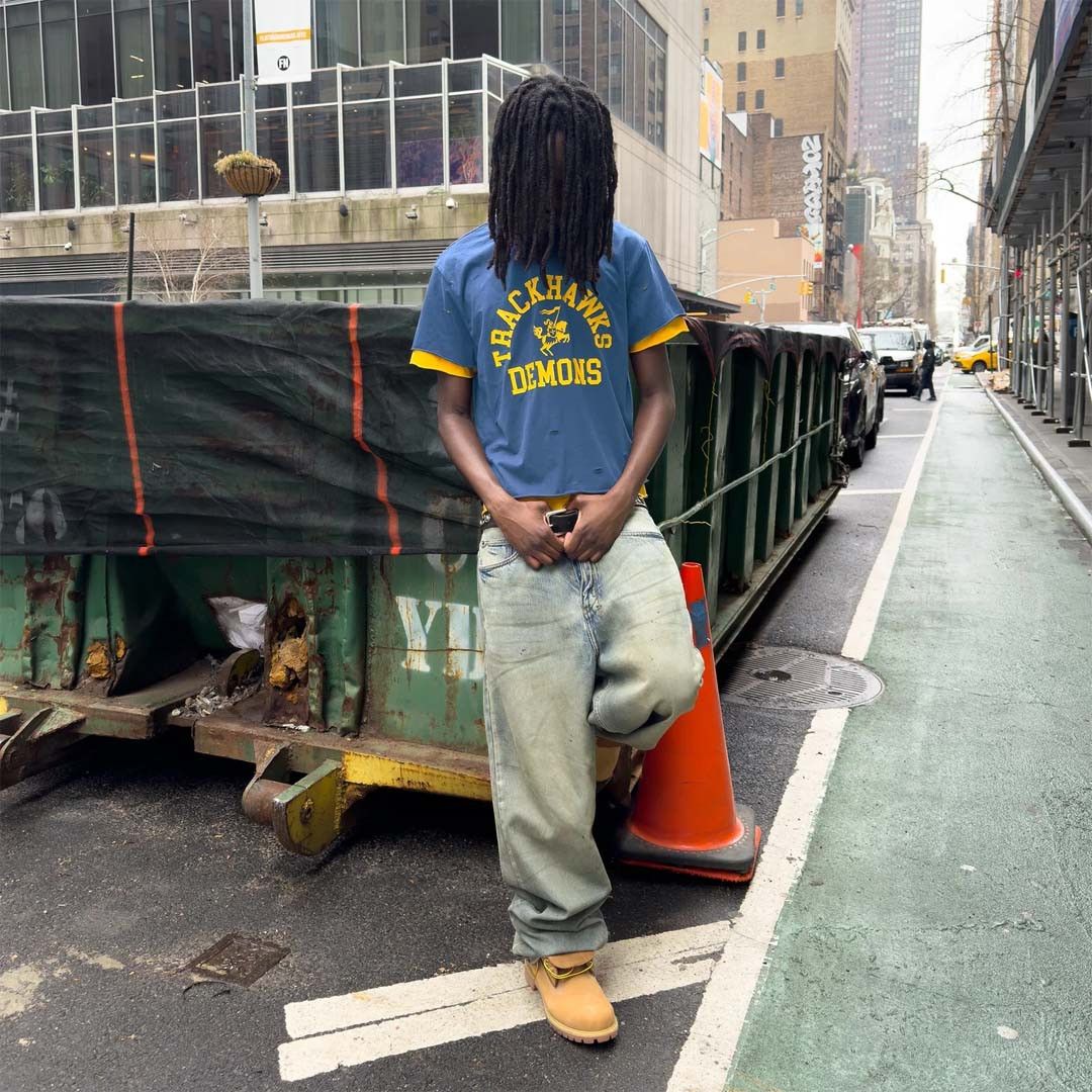 Bravest Studios Trackhawk Double Layer Tee Blue Yellow Size US S / EU 44-46 / 1 - 2 Thumbnail