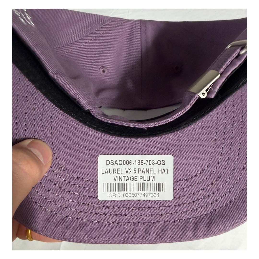 Darc Sport Darcsport Laurel V2 5 Panel Hat Vintage Plum Size ONE SIZE - 5 Thumbnail