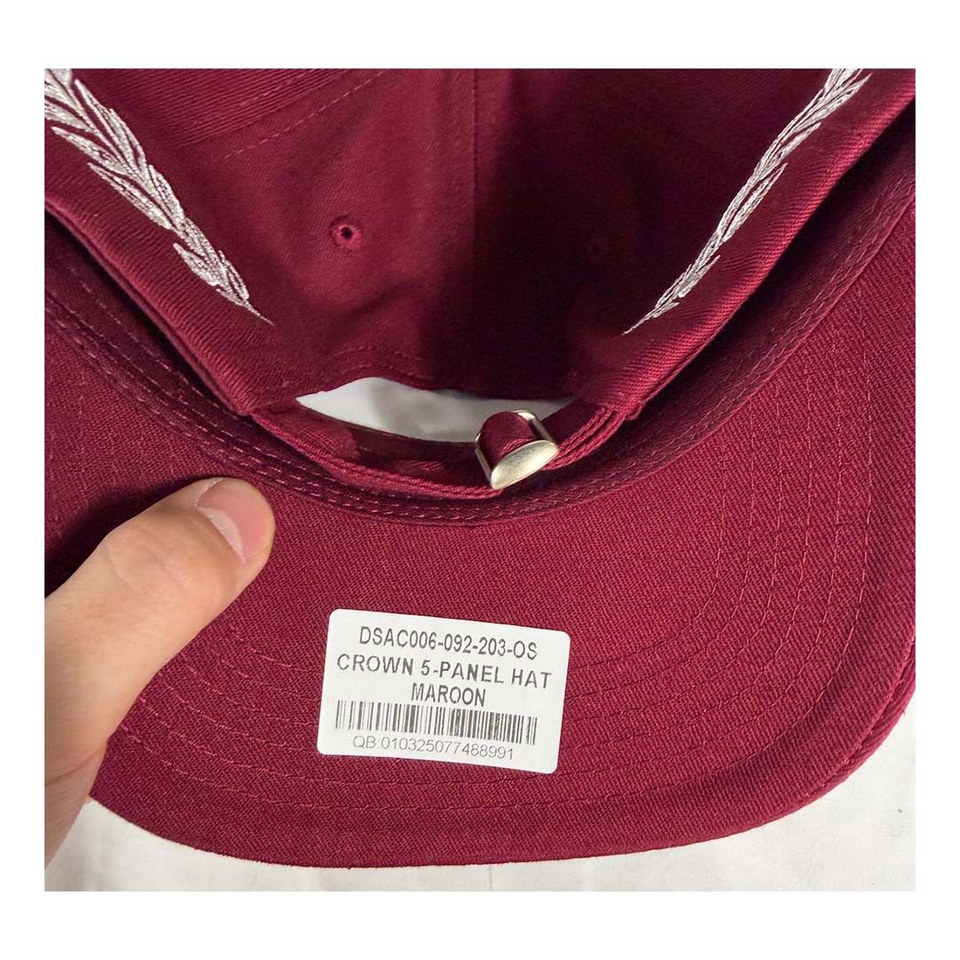 Darc Sport Darcsport Crown 5 Panel Hat Maroon Size ONE SIZE - 5 Thumbnail