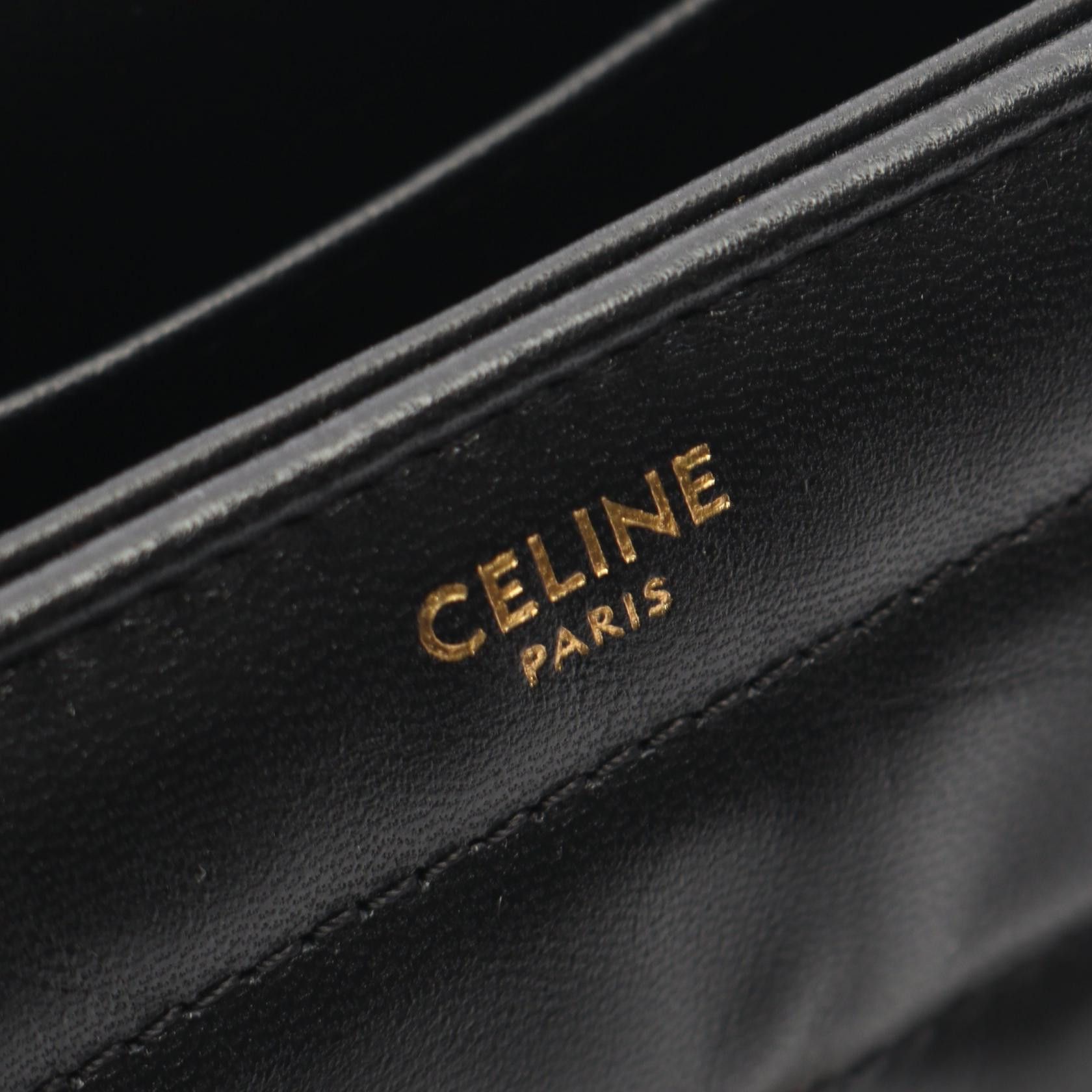 Celine Celine CELINE Monochrome Leather Shoulder Bag Leather Shoulder Bag 111273 DUTY FREE for USA Size ONE SIZE - 4 Thumbnail