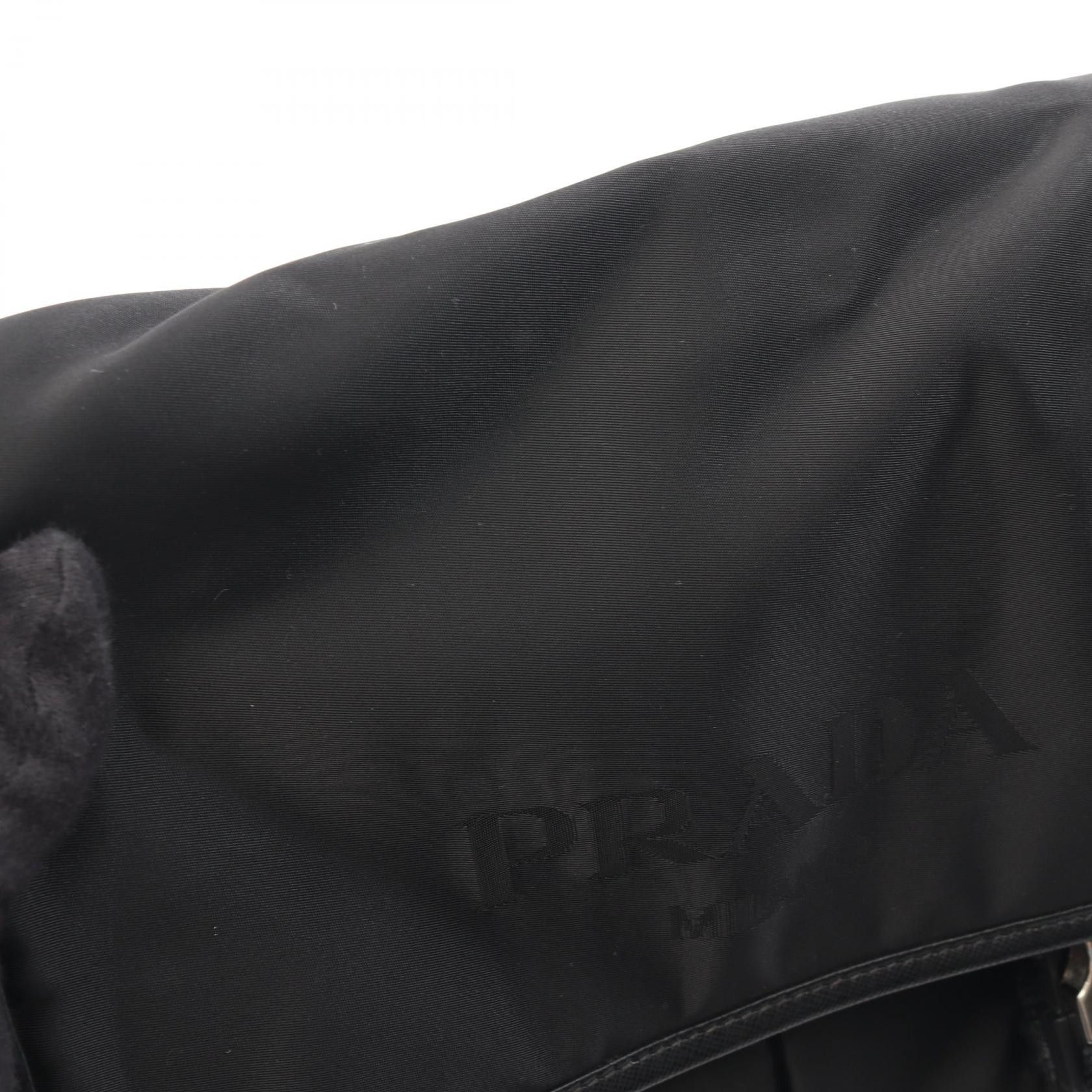Prada Prada PRADA Nylon Saffiano Leather Shoulder Bag Textile Shoulder Bag DUTY FREE for USA Size ONE SIZE - 6 Thumbnail