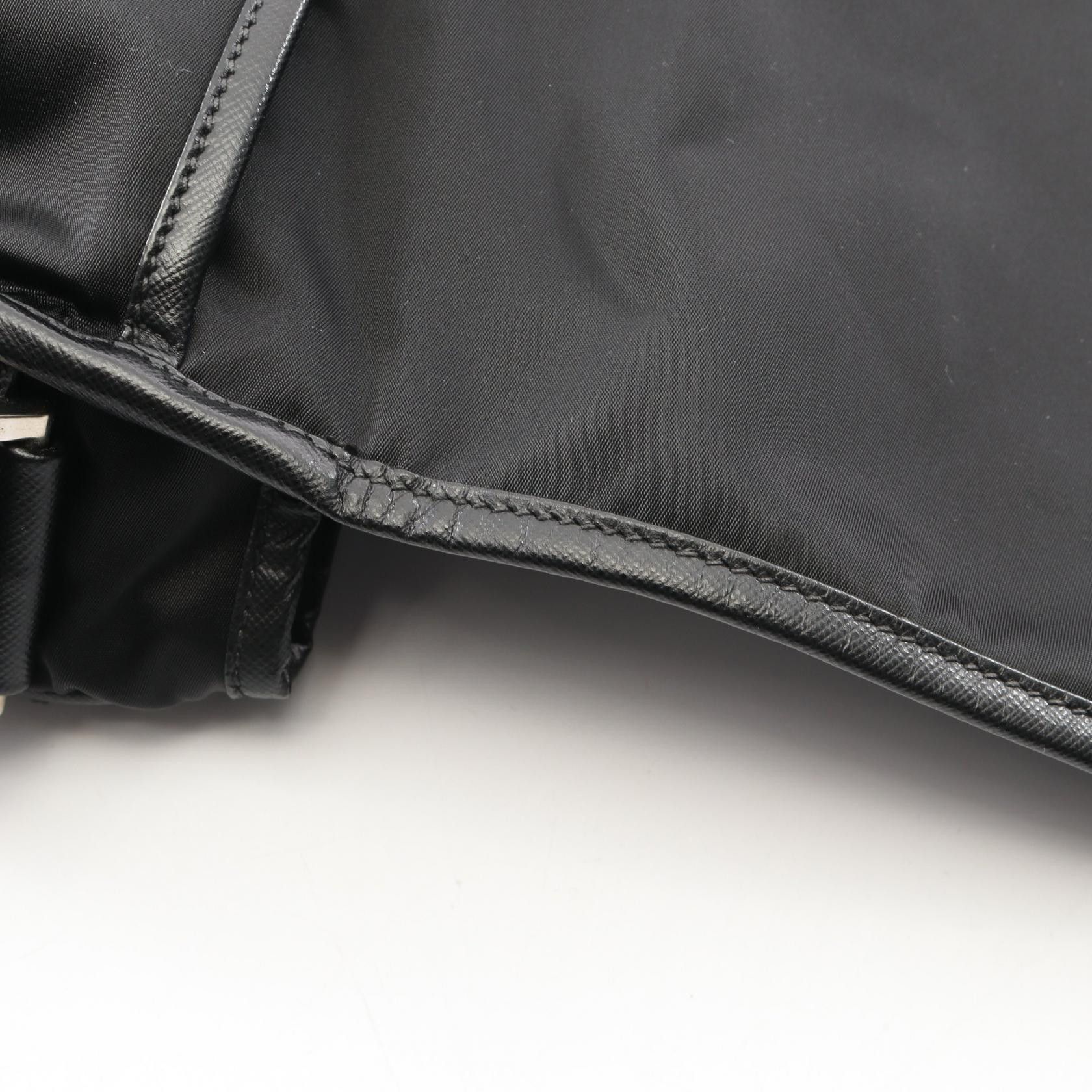 Prada Prada PRADA Nylon Saffiano Leather Shoulder Bag Textile Shoulder Bag DUTY FREE for USA Size ONE SIZE - 7 Thumbnail