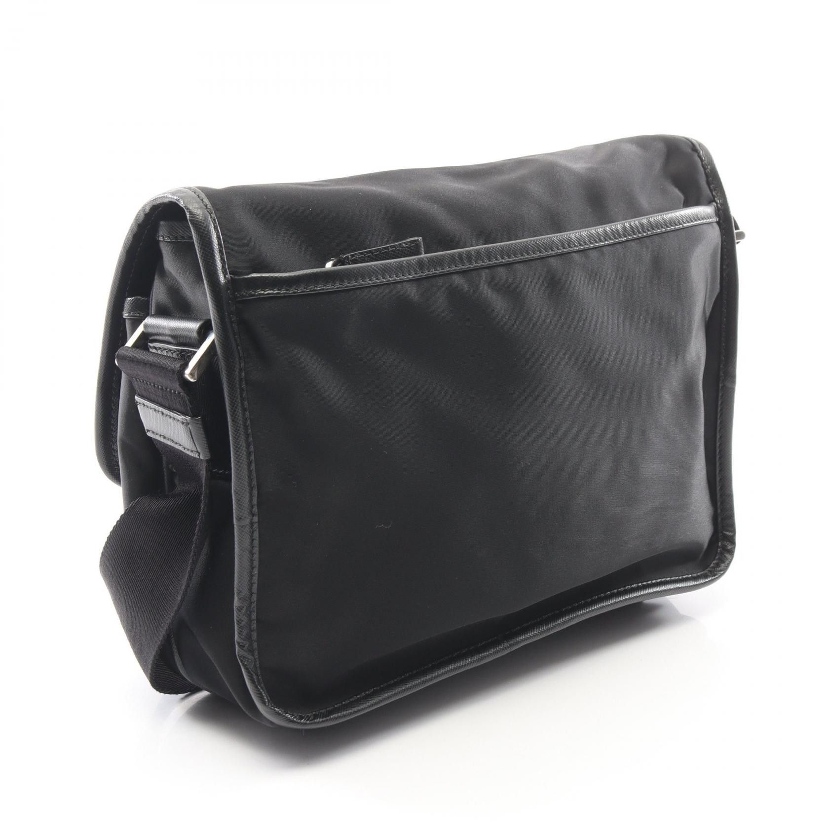 Prada Prada PRADA Nylon Saffiano Leather Shoulder Bag Textile Shoulder Bag DUTY FREE for USA Size ONE SIZE - 2 Thumbnail