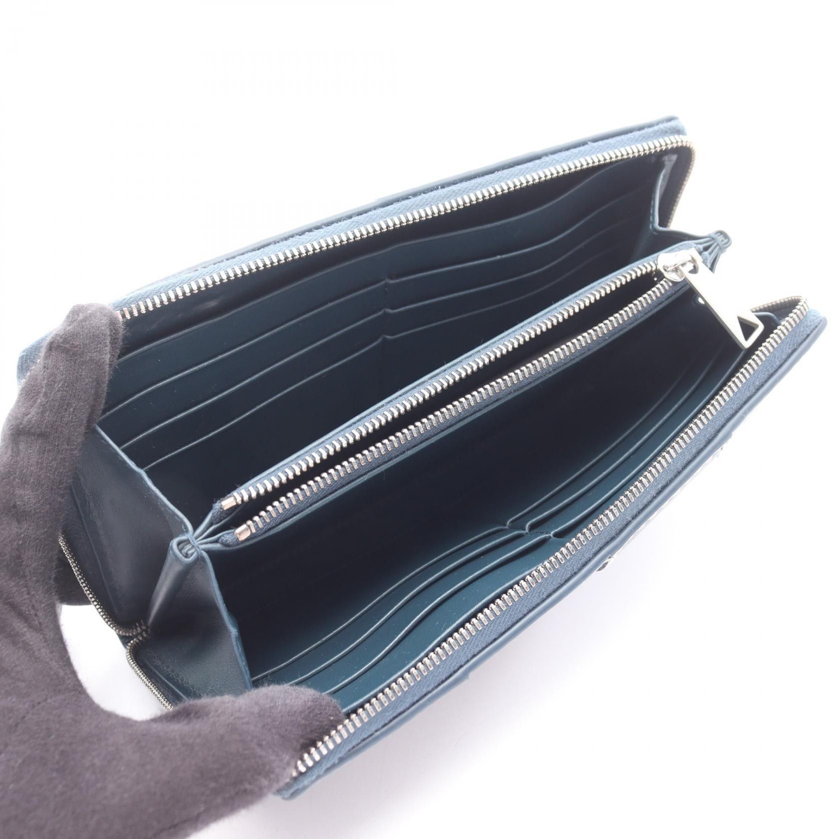Bottega Veneta Bottega Veneta Bottega Veneta Cassette Maxi Intrecciato Leather Long Wallet Leather Long Wallet DUTY FREE for USA Size ONE SIZE - 3 Thumbnail