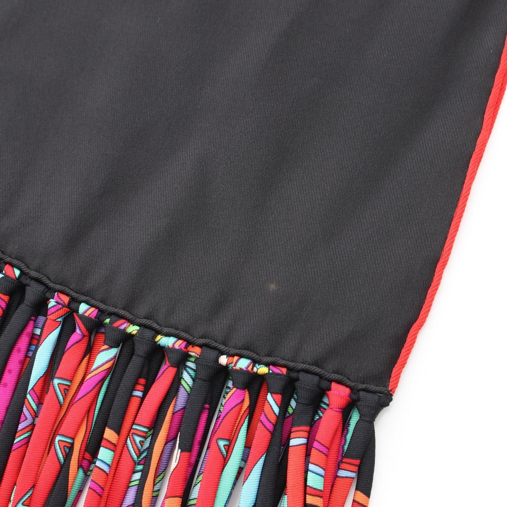 Hermes Hermes Hermes Fringe Silk Stole Textile Scarf DUTY FREE for USA Size ONE SIZE - 6 Thumbnail