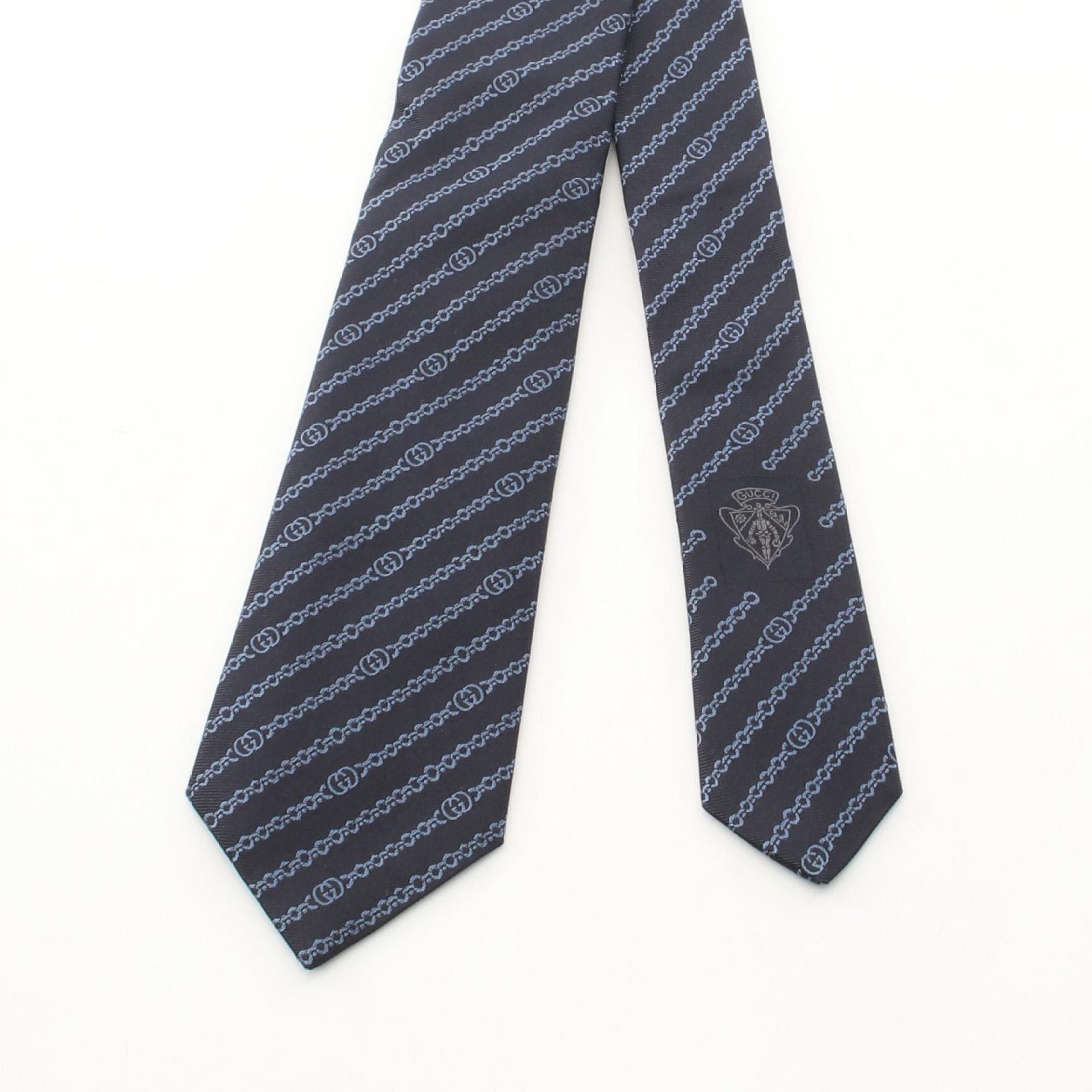 Gucci Gucci Gucci Interlocking G Silk Tie Textile Necktie 865320 DUTY FREE for USA Size ONE SIZE - 2 Thumbnail
