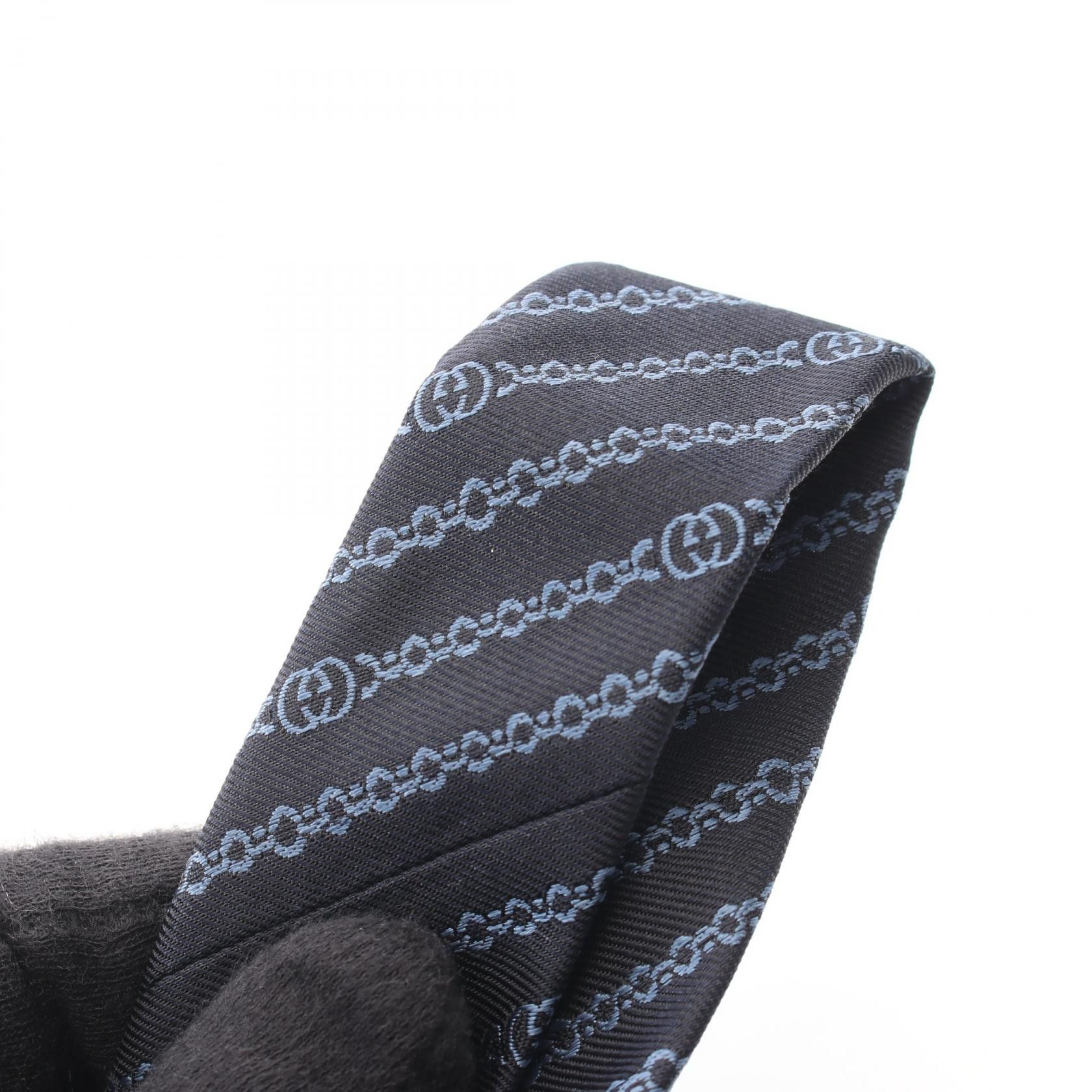 Gucci Gucci Gucci Interlocking G Silk Tie Textile Necktie 865320 DUTY FREE for USA Size ONE SIZE - 7 Thumbnail