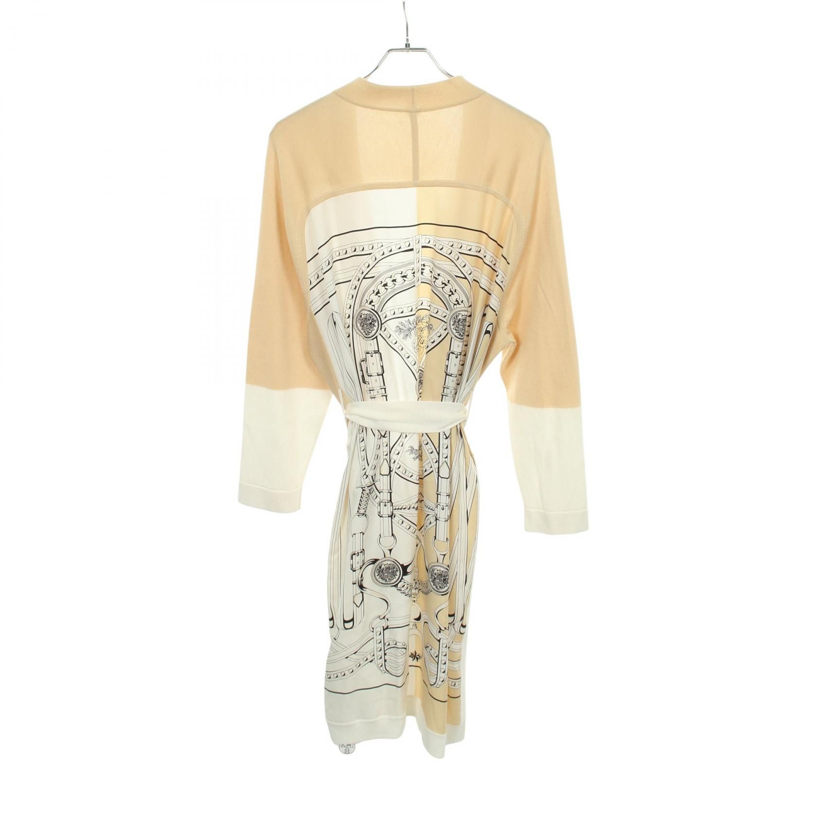 Hermes Hermes Hermes Twillaine Grand Tralala Silk Cotton Cardigan Textile Tops DUTY FREE for USA Size ONE SIZE - 2 Thumbnail