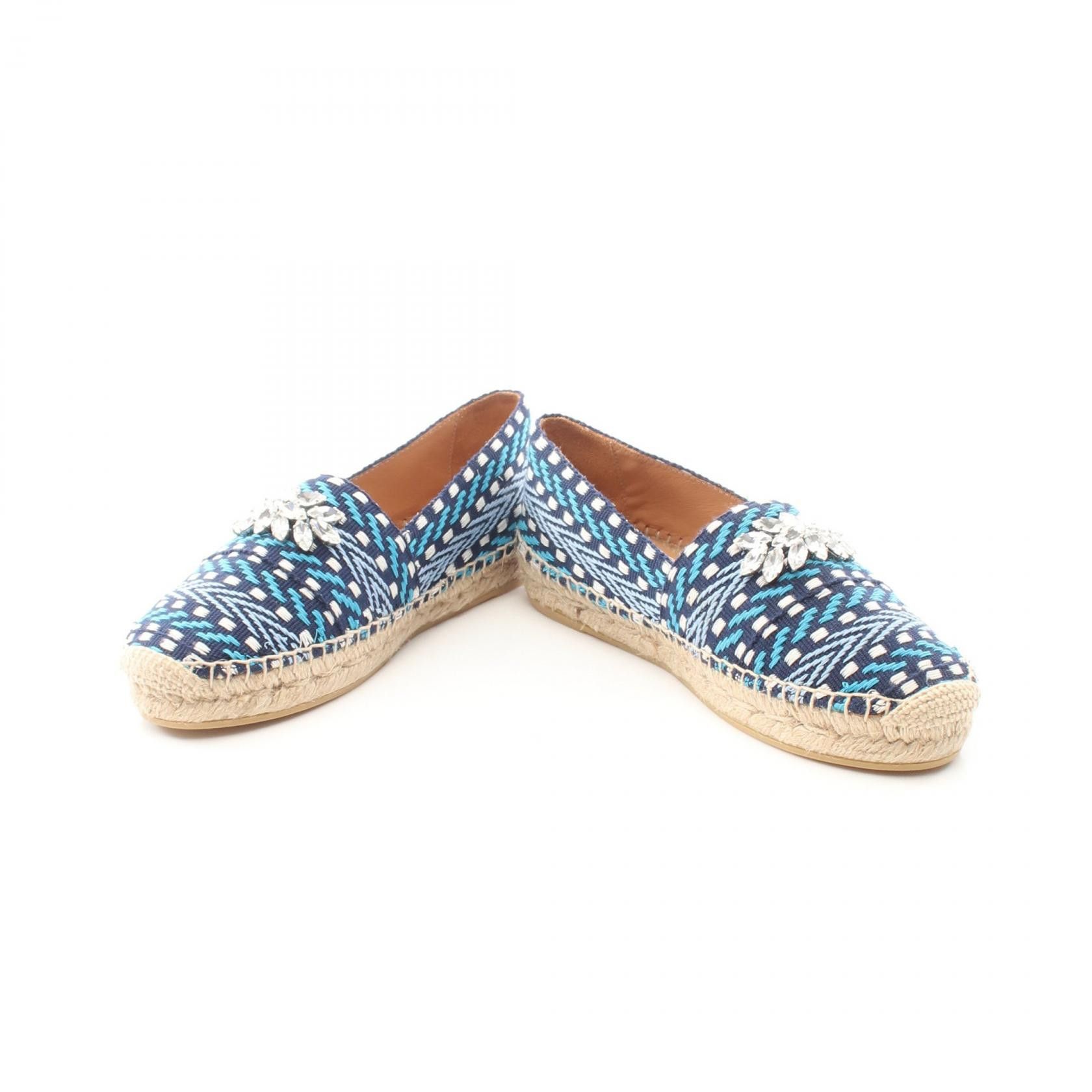 Miu Miu Miu Miu Miu Miu Bijou Espadrille Slip On Textile Shoes 5S095D DUTY FREE for USA Size ONE SIZE - 3 Thumbnail