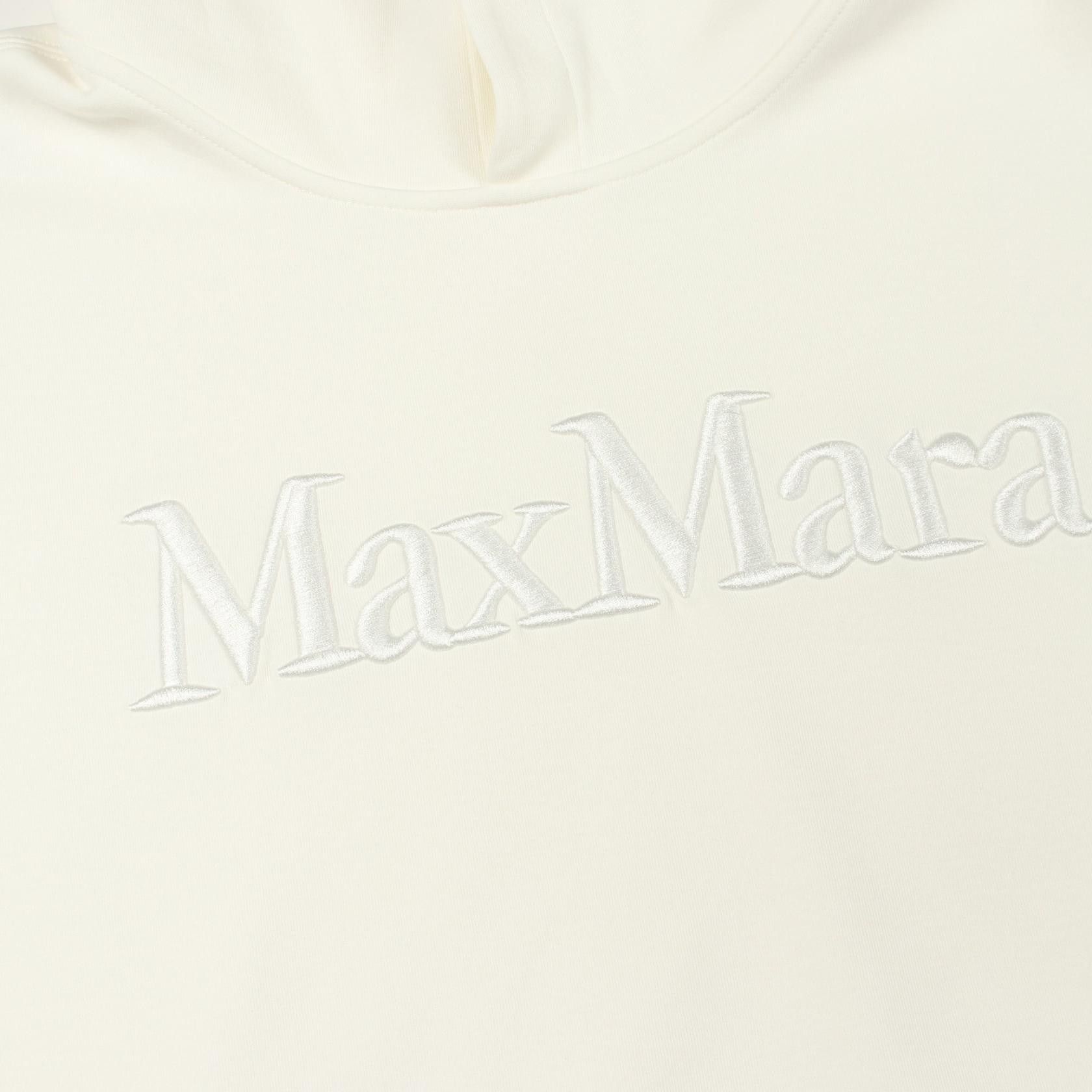 Max Mara MaxMara S Max Mara VISIERA Cotton Hoodie Textile Sweatshirts & Hoodies DUTY FREE for USA Size ONE SIZE - 5 Thumbnail