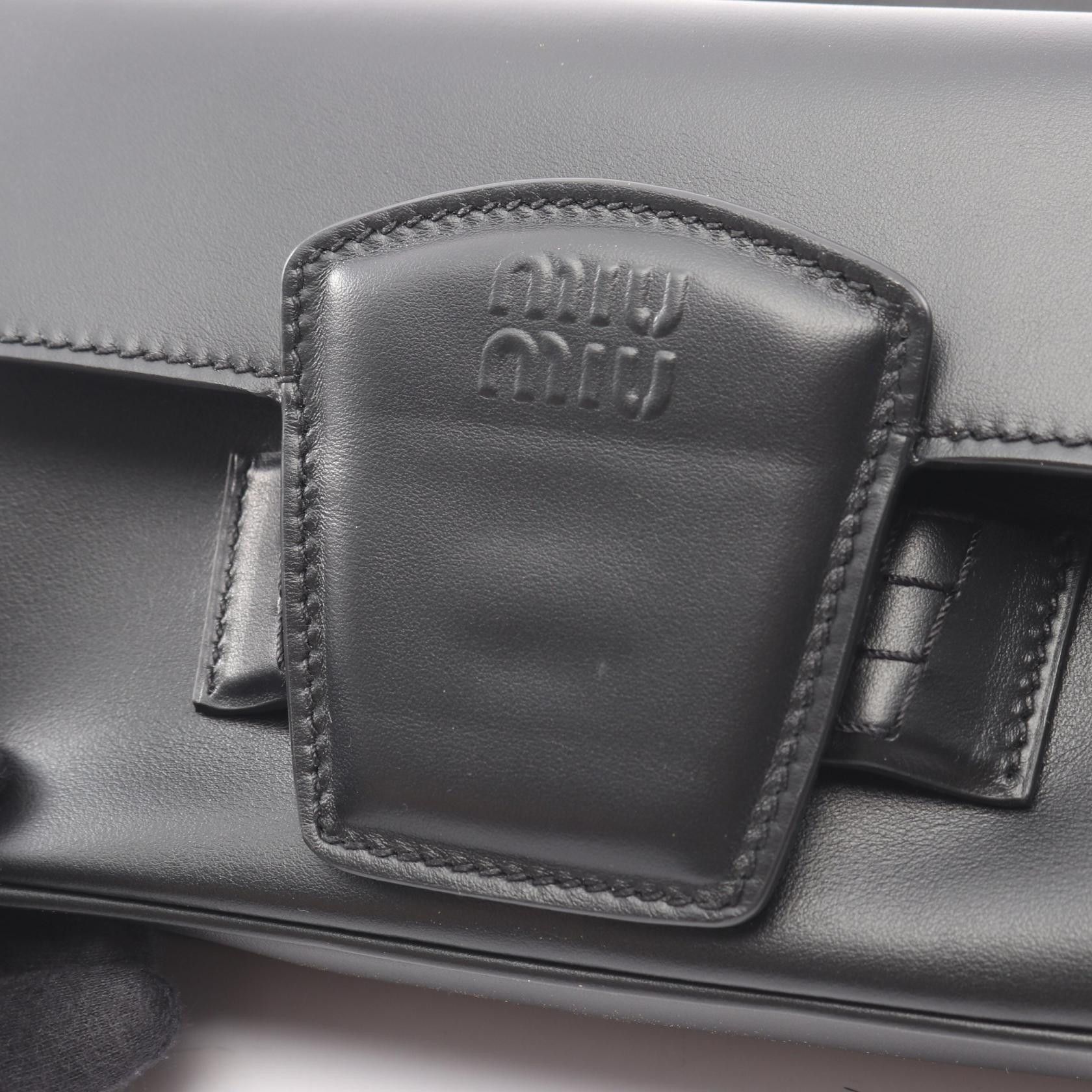 Miu Miu Miu Miu Miu Miu CRM FINE CALF Fine Calf Handbag Leather Handbag 5BD270 DUTY FREE for USA Size ONE SIZE - 5 Thumbnail