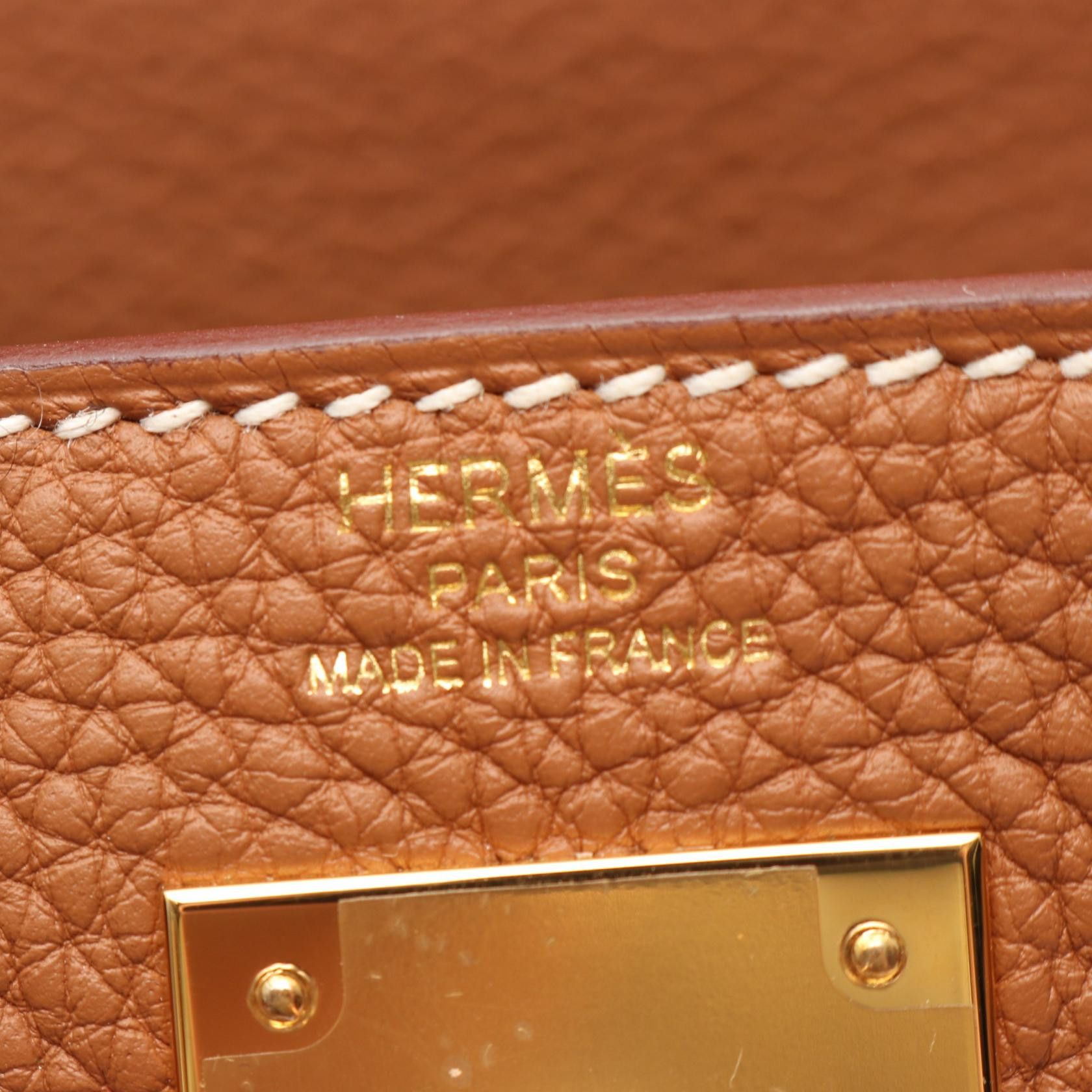 Hermes Hermes Hermes Kelly28 Togo Leather Handbag DUTY FREE for USA Size ONE SIZE - 4 Thumbnail