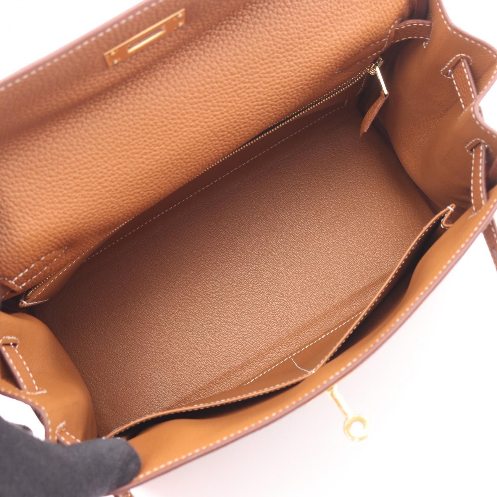 Hermes Hermes Hermes Kelly28 Togo Leather Handbag DUTY FREE for USA Size ONE SIZE - 3 Thumbnail