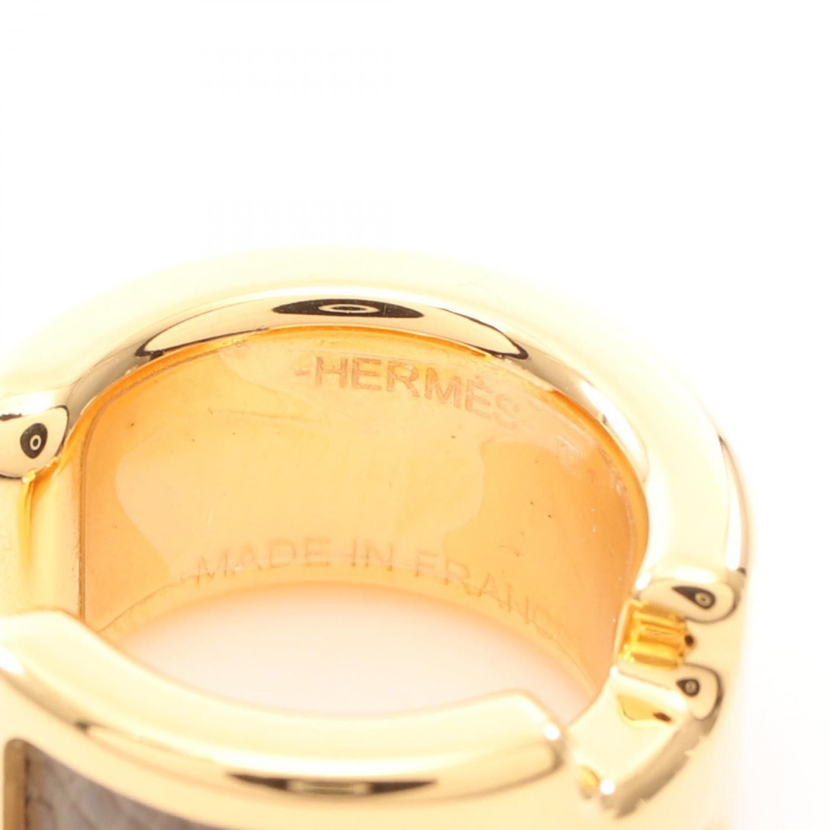 Hermes Hermes Hermes Olympe PM Leather Ear Cuff Leather Earrings DUTY FREE for USA Size ONE SIZE - 3 Thumbnail