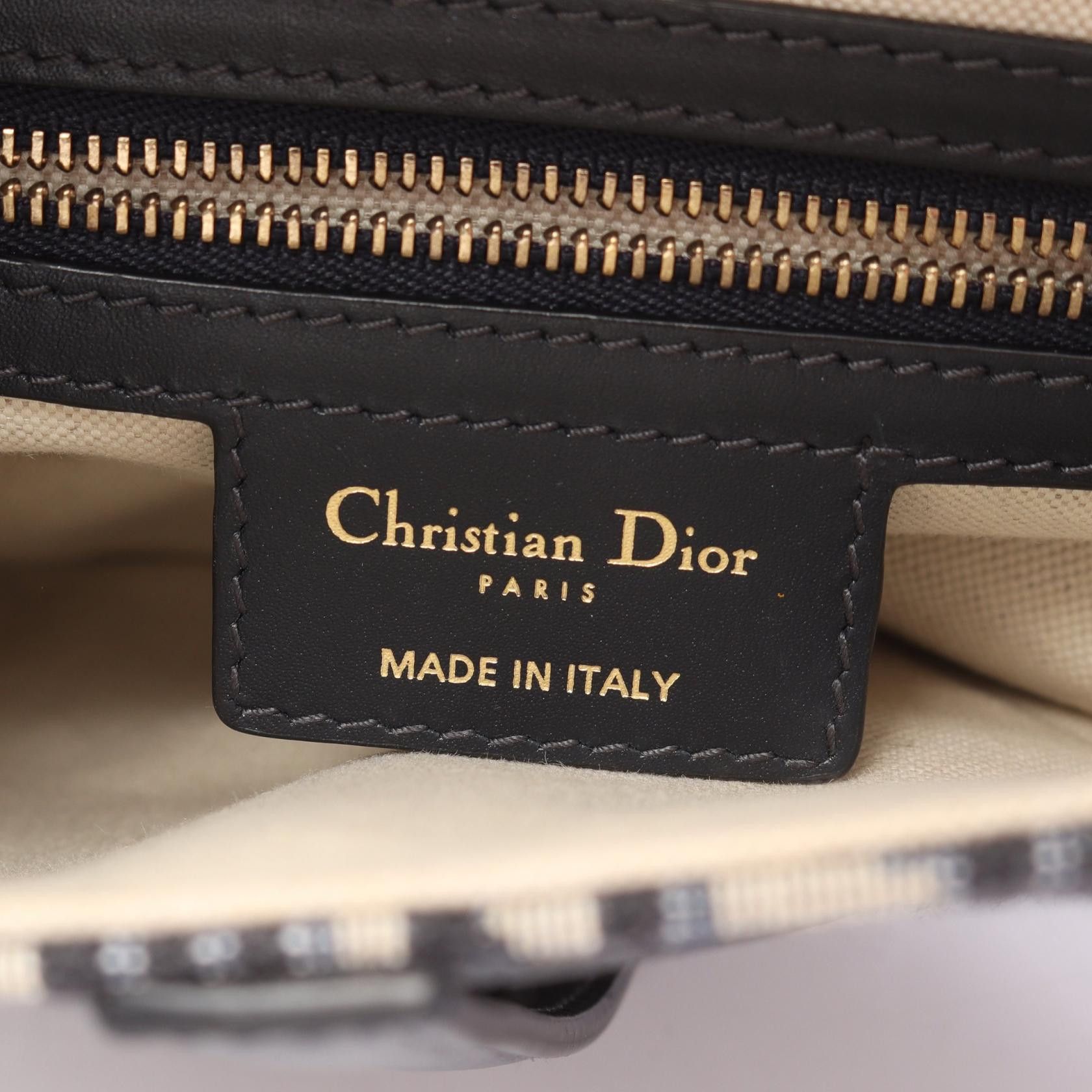 Dior Dior Dior Saddle Oblique Jacquard Canvas Leather Handbag Leather Shoulder Bag DUTY FREE for USA Size ONE SIZE - 4 Thumbnail