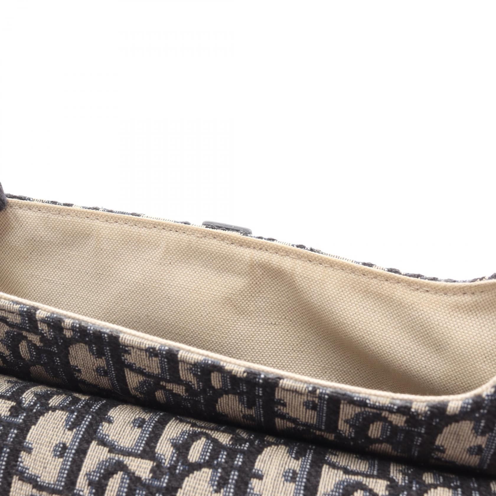 Dior Dior Dior Saddle Oblique Jacquard Canvas Leather Handbag Leather Handbag DUTY FREE for USA Size ONE SIZE - 5 Thumbnail