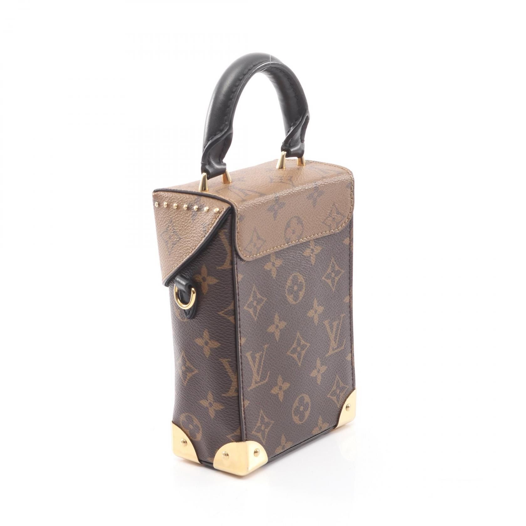 Louis Vuitton Louis Vuitton Louis Vuitton Camera Box Monogram Reverse 2way bag Textile Handbag M82465 DUTY FREE for USA Size ONE SIZE - 2 Thumbnail